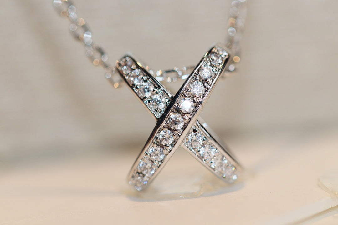[Star Jewelry]JEUX DE DIAMOND NECKLACE