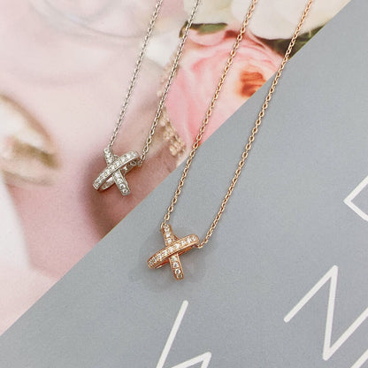 [Star Jewelry]JEUX DE DIAMOND NECKLACE
