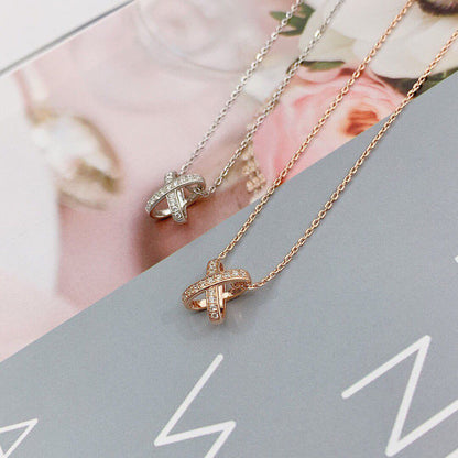 [Star Jewelry]JEUX DE DIAMOND NECKLACE