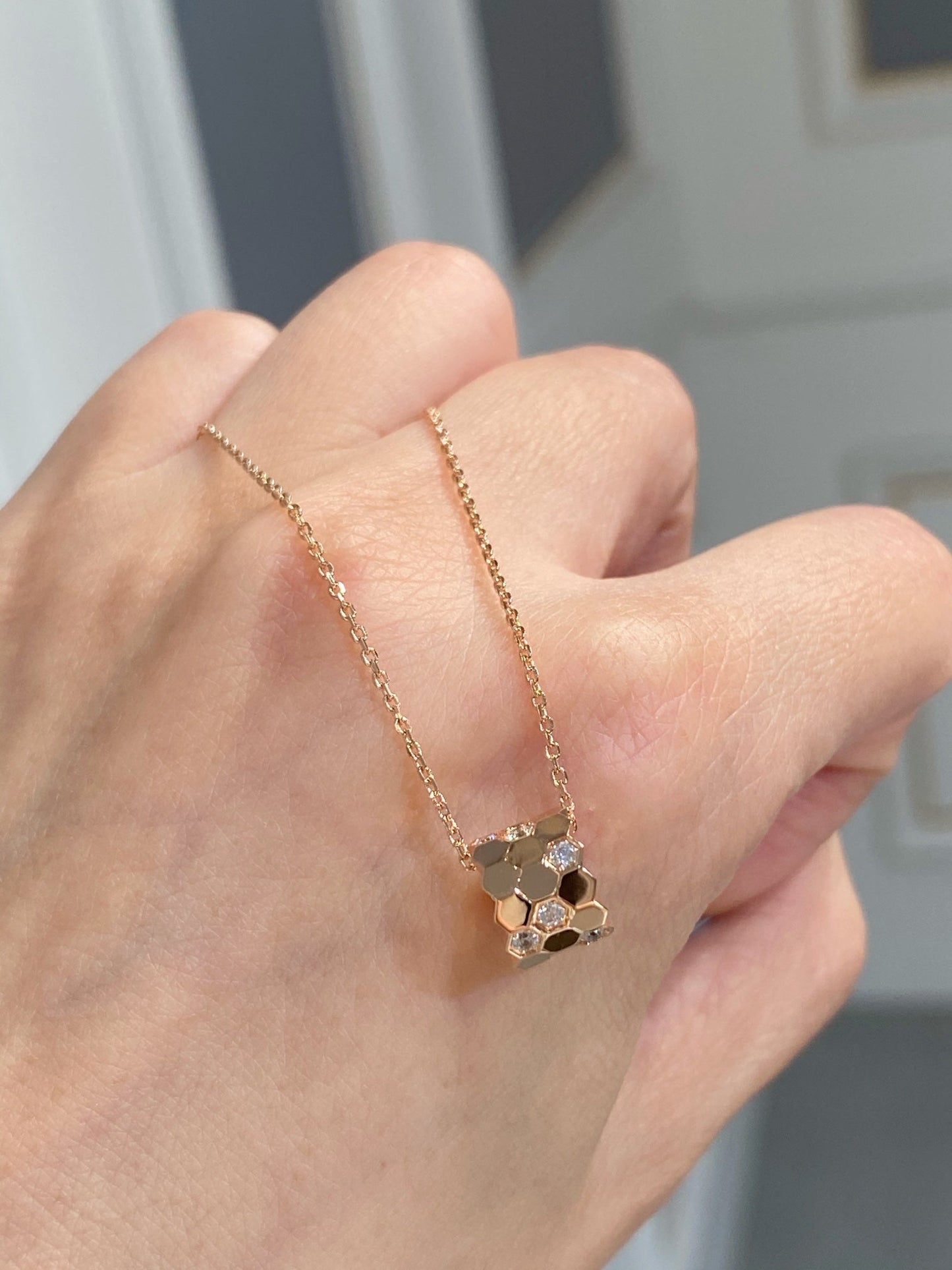 [Star Jewelry]BEE LOVE DIAMOND NECKLACE