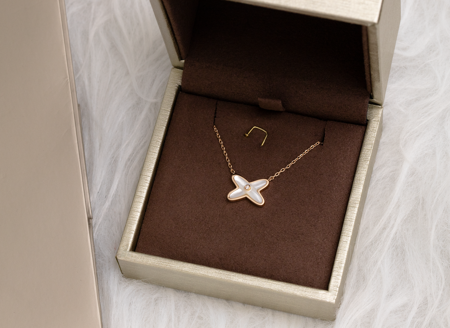 [Star Jewelry]JEUX DE NECKLACE 1 DIAMOND