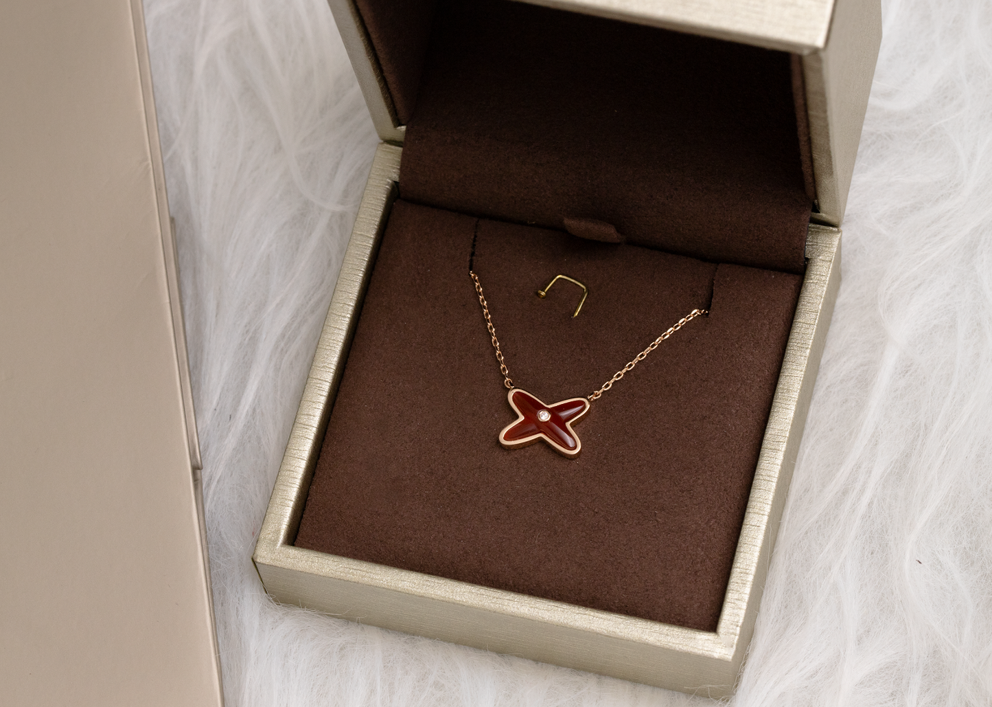 [Star Jewelry]JEUX DE NECKLACE 1 DIAMOND