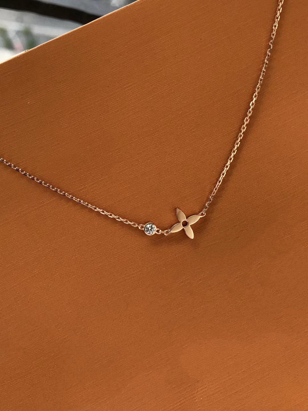 [Star Jewelry]BLOSSOM PENDANT PINK GOLD AND DIAMOND