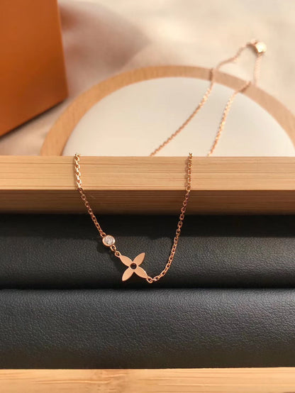 [Star Jewelry]BLOSSOM PENDANT PINK GOLD AND DIAMOND
