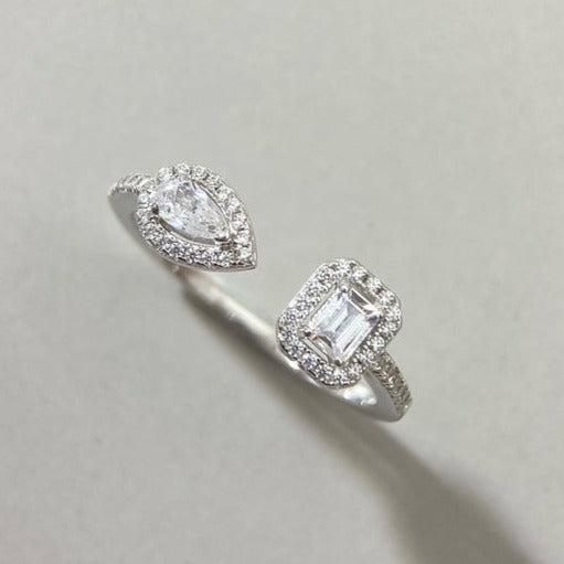 [Stars Jewelry]MY TWIN TOI & MOI SILVER DIAMOND RING