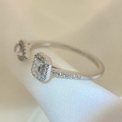 [Stars Jewelry]MY TWIN TOI & MOI SILVER DIAMOND RING