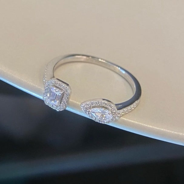 [Stars Jewelry]MY TWIN TOI & MOI SILVER DIAMOND RING