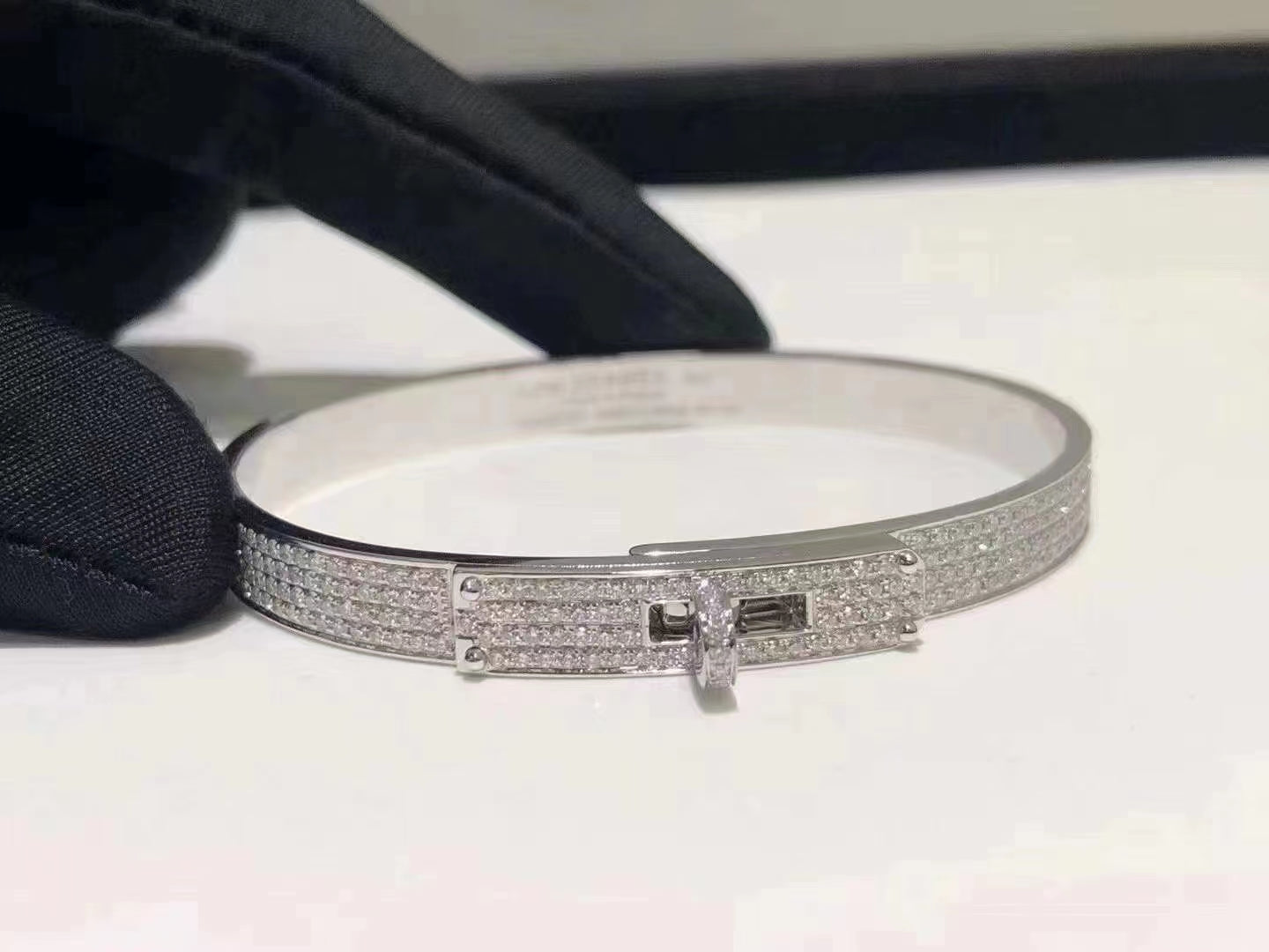 [Star Jewelry]HM KELLY BRACELET IN SILVER AND FULL PAVE DIAMOND