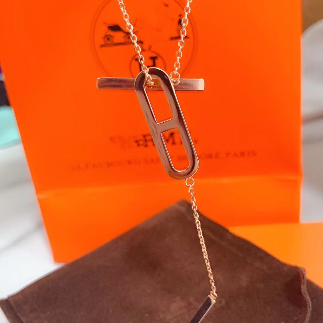 [Star Jewelry]HM NECKLACE PLATINUM ROSE GOLD DIAMOND
