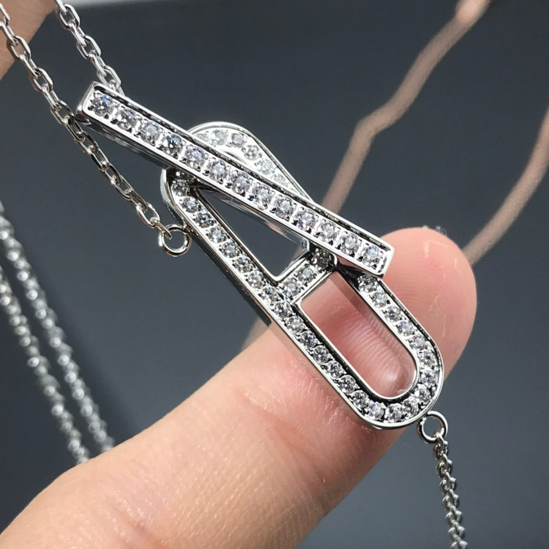 [Star Jewelry]HM NECKLACE PLATINUM ROSE GOLD DIAMOND