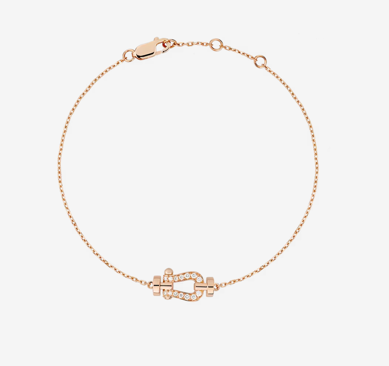 [Star Jewelry]FORCE 10 FULL DIAMOND BUCKLE CHAIN LINK MINI MODEL