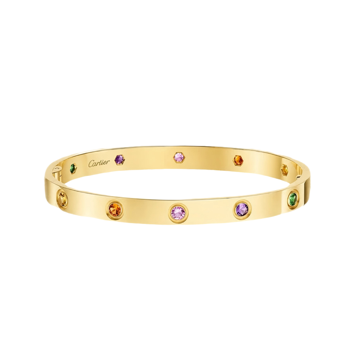 [✨Start💎]2026 RAINBOW LOVE BRACELET 6.1MM  10 DIAMONDS
