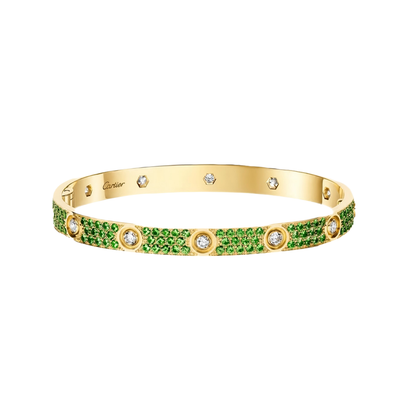 [✨Start💎]2026 PAVE GEMSTONE LOVE BRACELET 6.1MM 10 DIAMONDS
