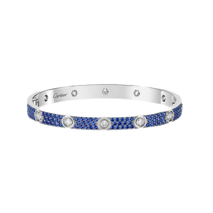 [✨Start💎]2026 PAVE GEMSTONE LOVE BRACELET 6.1MM 10 DIAMONDS