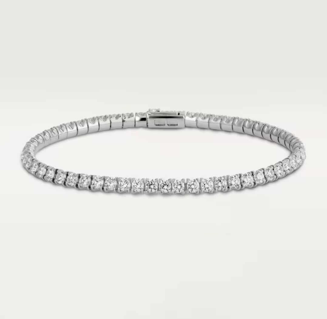 [Star Jewelry]  CLASSIC BASEBALL BRACELAT, 52 DIAMOND