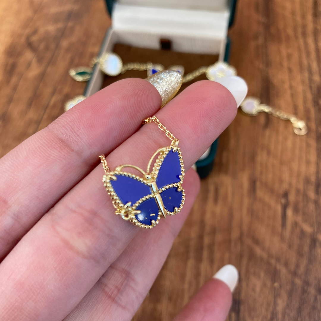 [✨Start💎] 2026 NEW LUCKY BUTTERFLY 1 MOTIFS NECKLACE