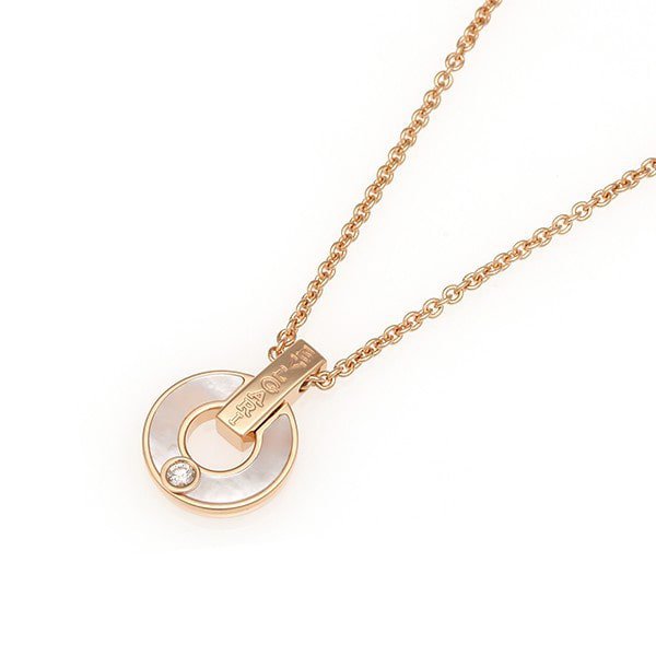 [Star Jewelry]GARI NECKLACE PINK GOLD MOP