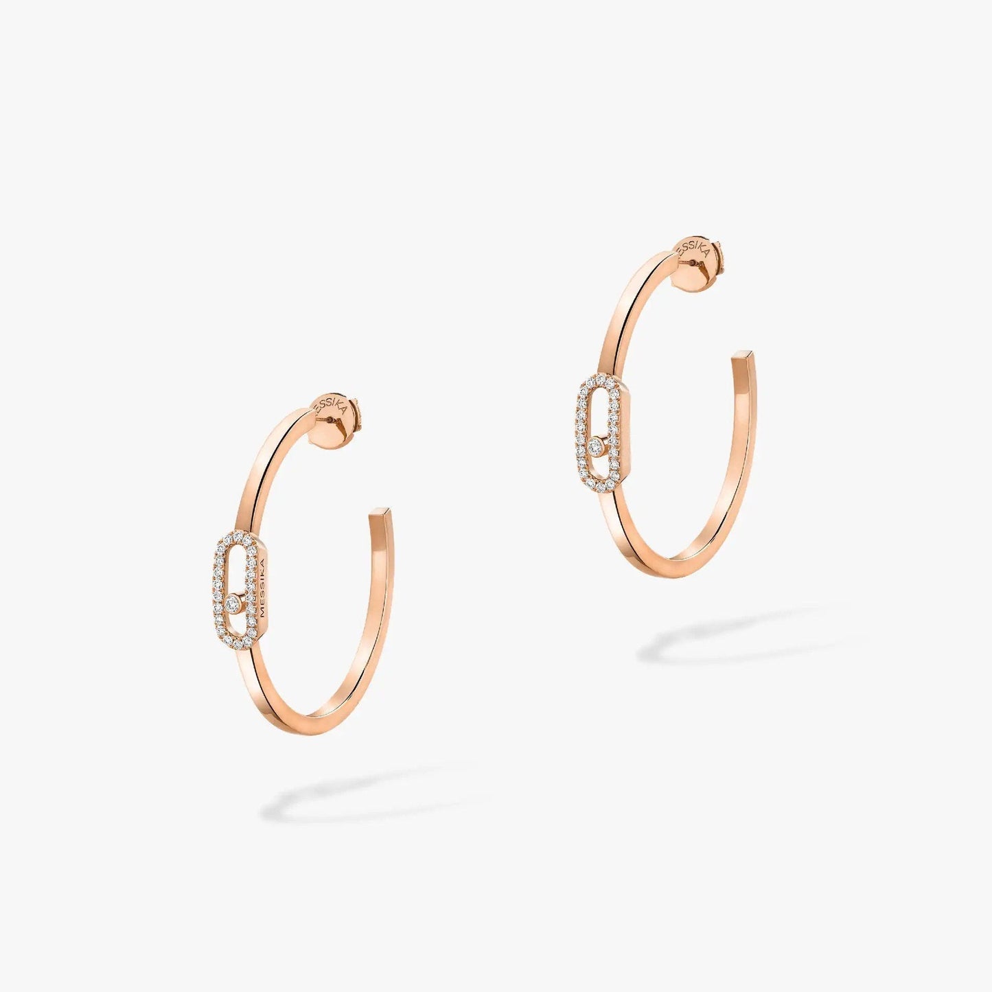 [Stars Jewelry]CREOLES MOVE UNO PM DIAMOND EARRINGS