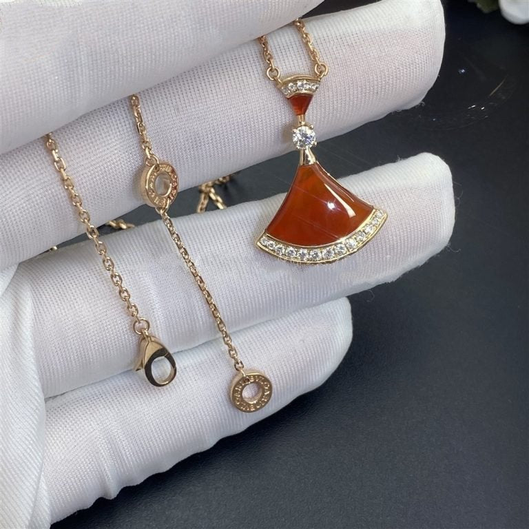 [Star Jewelry]DREAM NECKLACE CARNELIAN DIAMOND