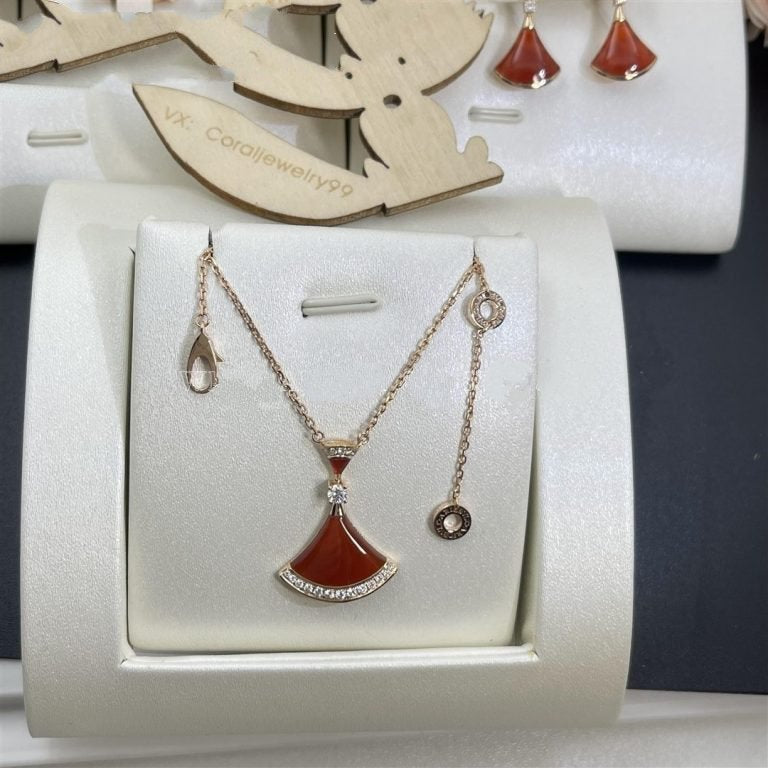 [Star Jewelry]DREAM NECKLACE CARNELIAN DIAMOND