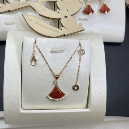 [Star Jewelry]DREAM NECKLACE CARNELIAN DIAMOND