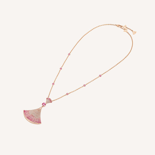 [Star Jewelry]DREAM NECKLACK DIAMOND PINK GOLD