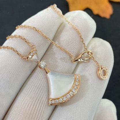 [Star Jewelry]DREAM NECKLACE MOP PINK GOLD DIAMOND