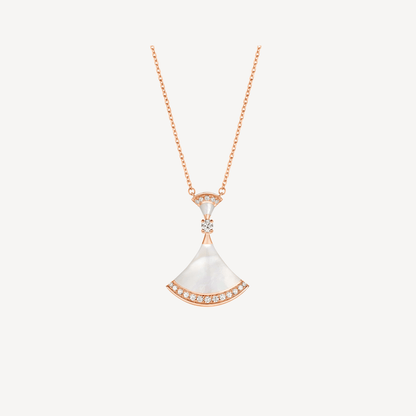 [Star Jewelry]DREAM NECKLACE MOP PINK GOLD DIAMOND