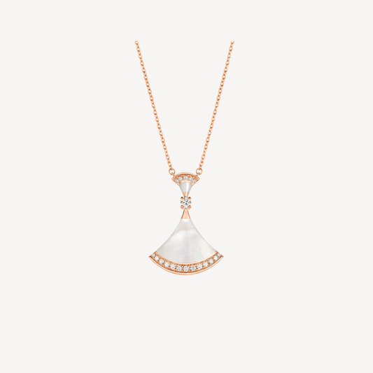 [Star Jewelry]DREAM NECKLACE MOP PINK GOLD DIAMOND