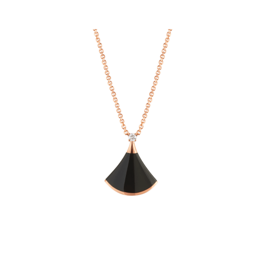 [Star Jewelry]DREAM NECKLACE ONYX 1 DIAMOND