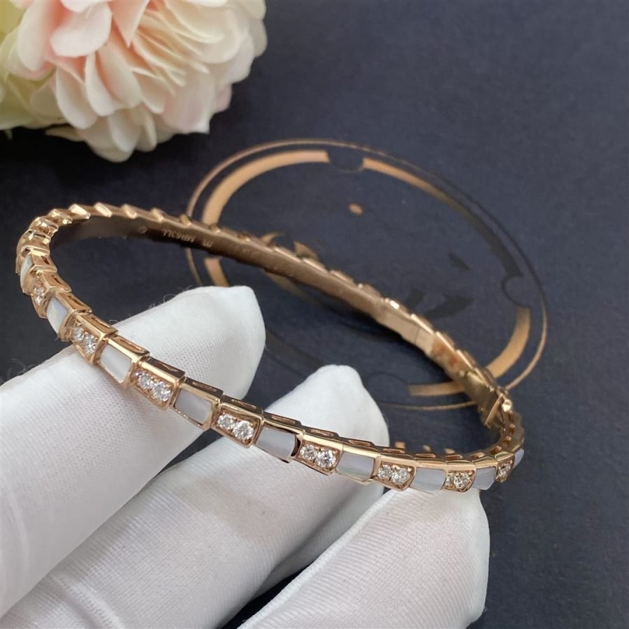 [Star Jewelry]SERPENTI BRACELET PINK GOLD MOP DIAMOND