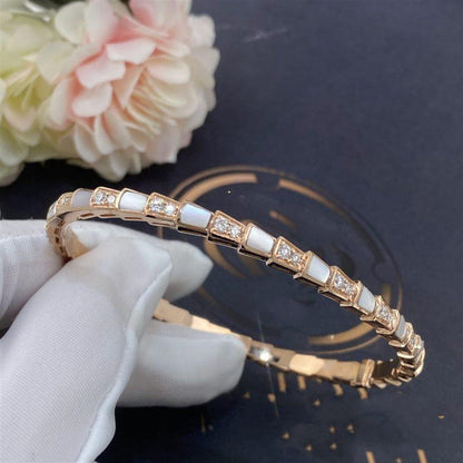 [Star Jewelry]SERPENTI BRACELET PINK GOLD MOP DIAMOND