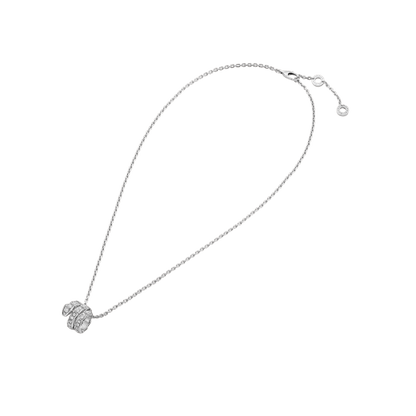 [Star Jewelry]SERPENTI  NECKLACE DOUBLE RING DIAMOND