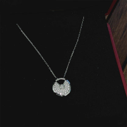 [Star Jewelry]AMULETTE SILVER FULL DIAMOND NECKLACE