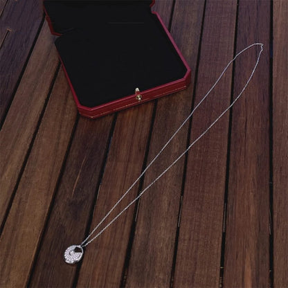 [Star Jewelry]AMULETTE SILVER FULL DIAMOND NECKLACE