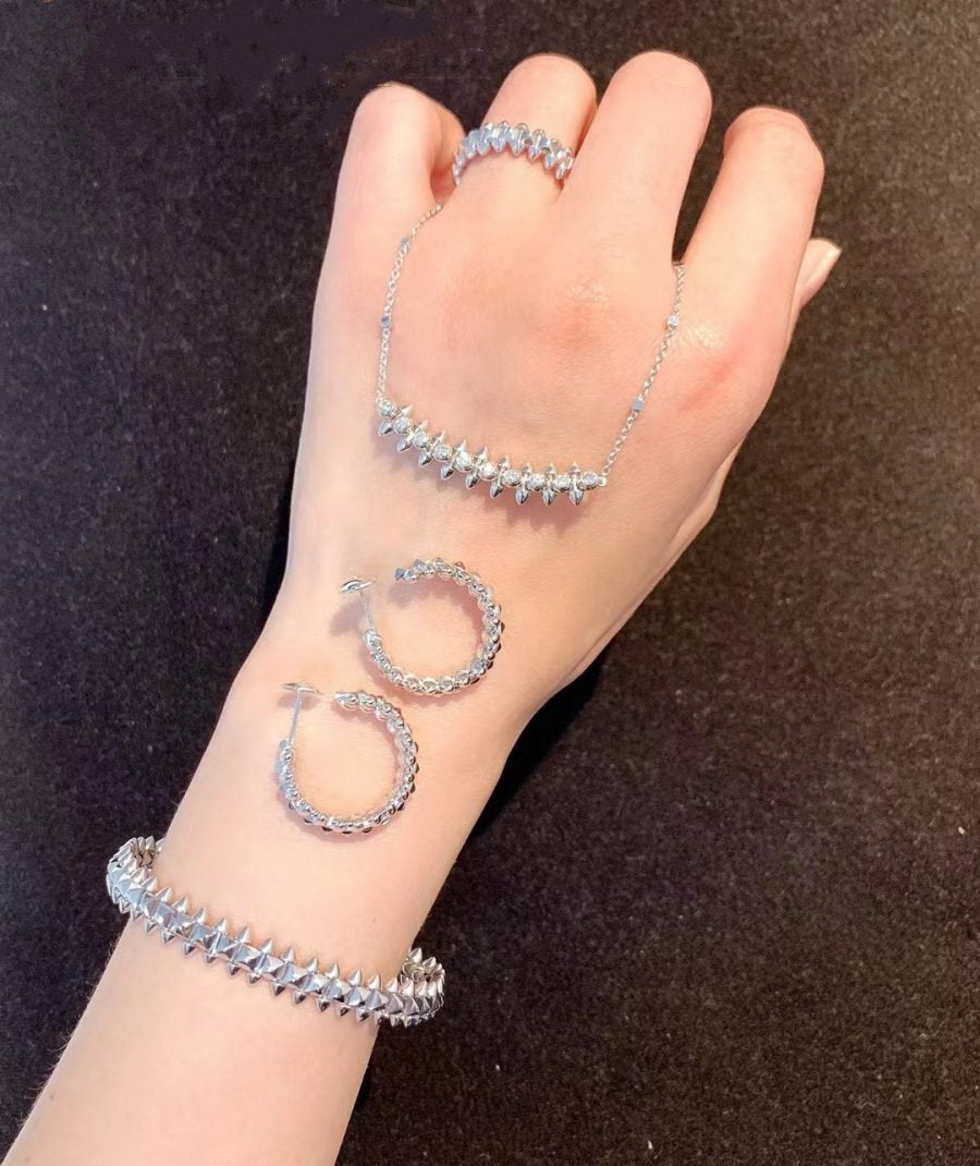 [Star Jewelry]CLASH SILVER BRACELET