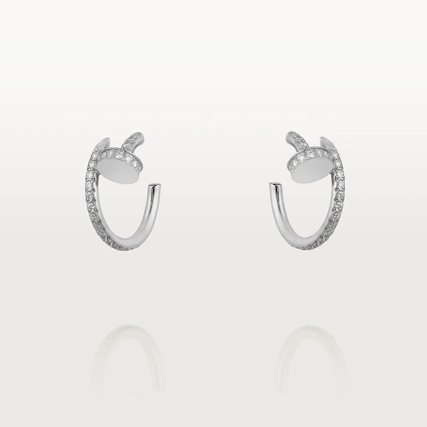 [Star Jewelry]JUSTE EARRINGS 12.75MM SILVER DIAMOND
