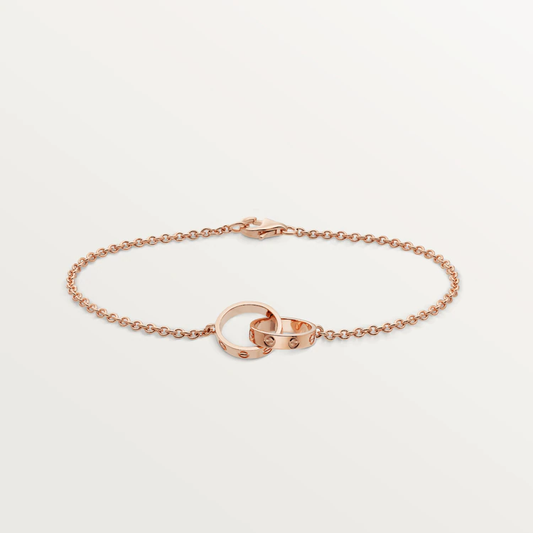 [Star Jewelry]LOVE BRACELET DOUBLE RING