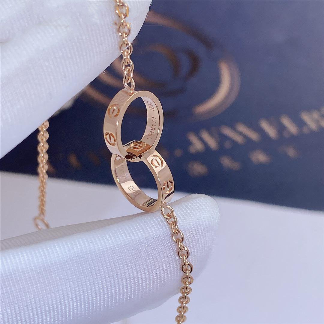 [Star Jewelry]LOVE BRACELET DOUBLE RING