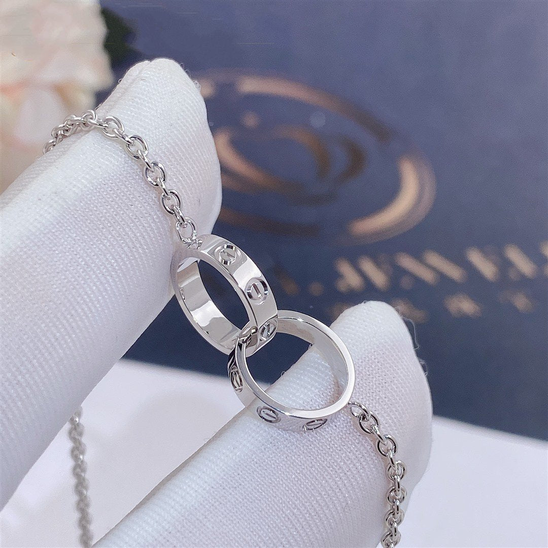 [Star Jewelry]LOVE BRACELET DOUBLE RING