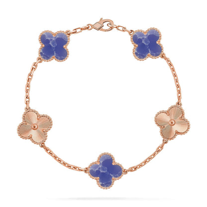 [Star Jewelry]CLOVER 5 MOTIF BLUE VEINS BRACELET COLLECTION