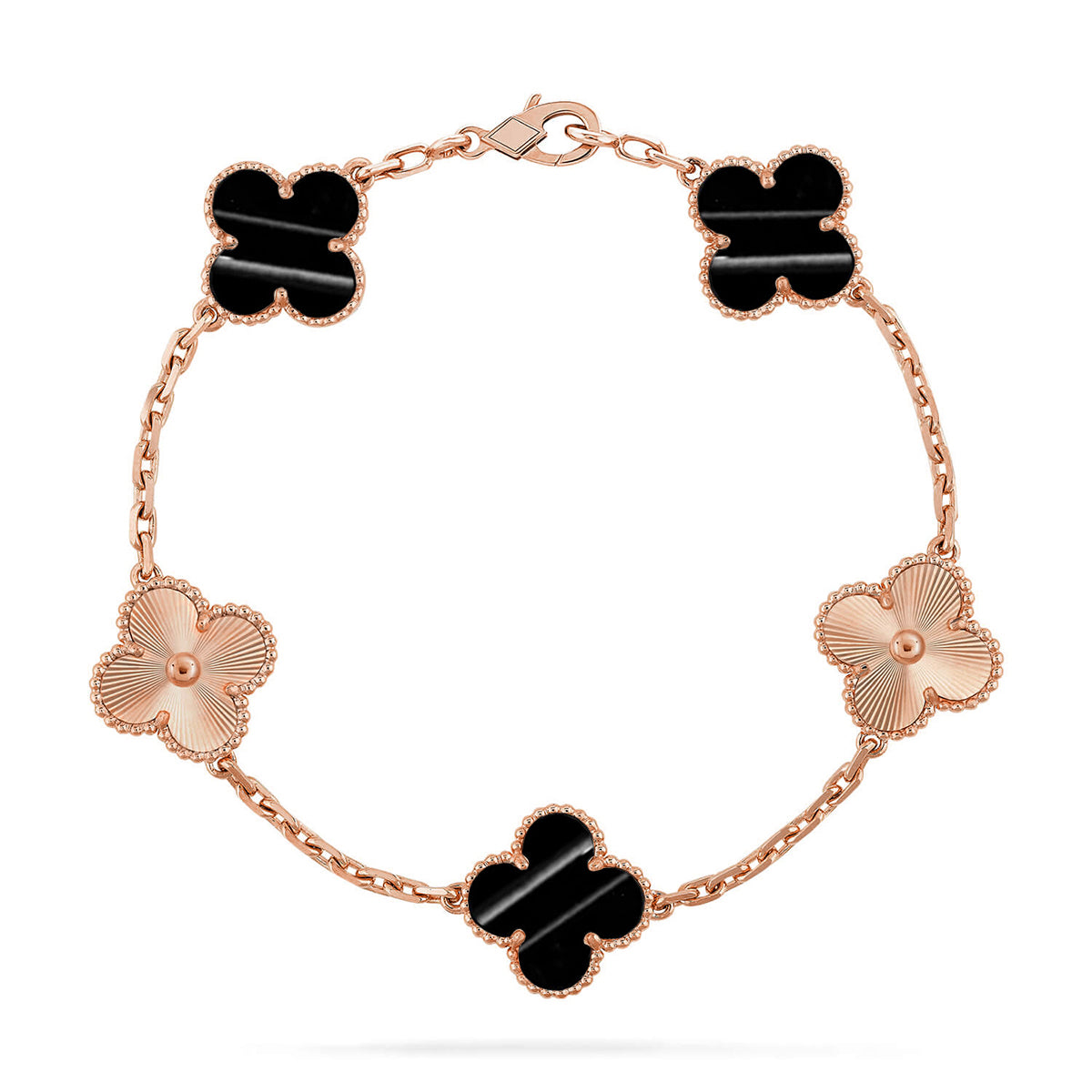[Star Jewelry] CLOVER 5 MOTIF PULSAR STONE BRACELET COLLECTION