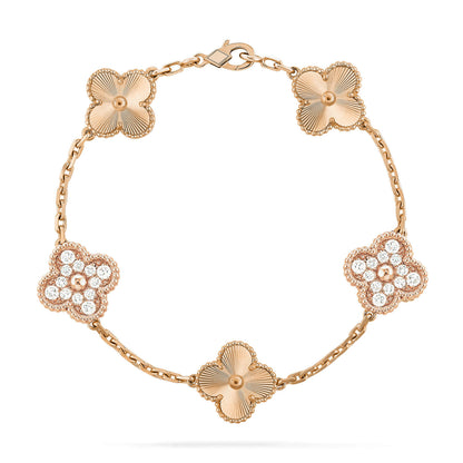 [Star Jewelry] CLOVER 5 MOTIF LASER BRACELET COLLECTION