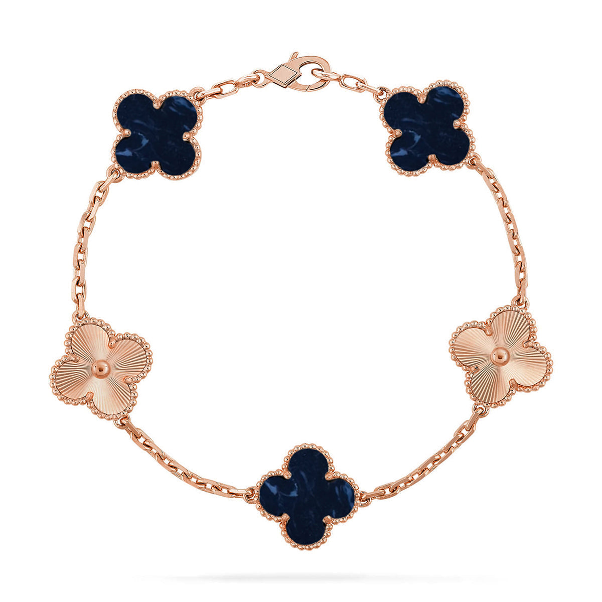 [Star Jewelry]CLOVER 5 MOTIF PIETERSITE BRACELET COLLECTION