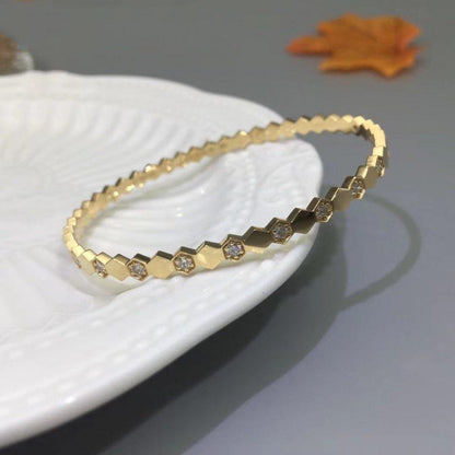 [Star Jewelry]BEE LOVE GOLD DIAMOND BRACELET