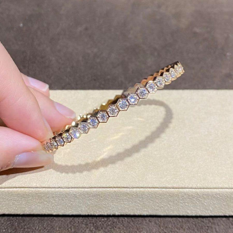 [Star Jewelry]BEE LOVE GOLD BRACELET FULL DIAMOND