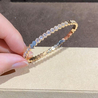 [Star Jewelry]BEE LOVE GOLD BRACELET FULL DIAMOND