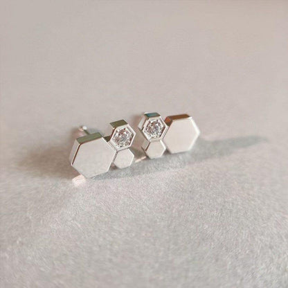 [Star Jewelry]BEE LOVE SILVER DIAMOND EARRINGS