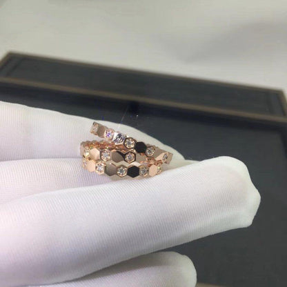[Star Jewelry]BEE LOVE RING PINK GOLD DIAMOND