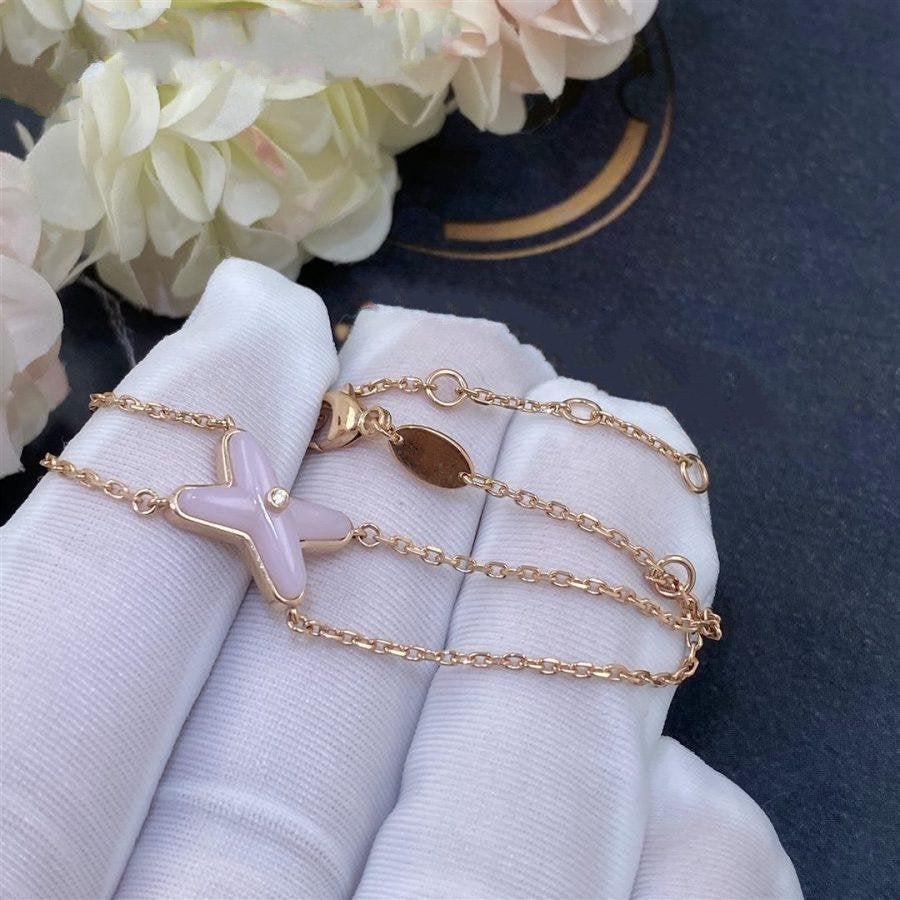 [Star Jewelry]JEUX BRACELET PINK MOP PINK GOLD 1 DIAMOND